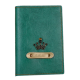 Customized Green Passport Cover With Name & Charm